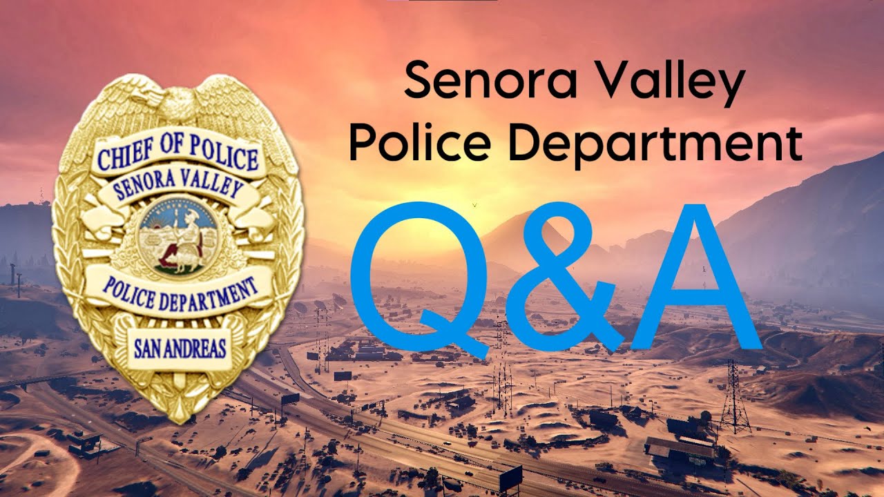 Senora Valley Police Department Q&A: Uniforms