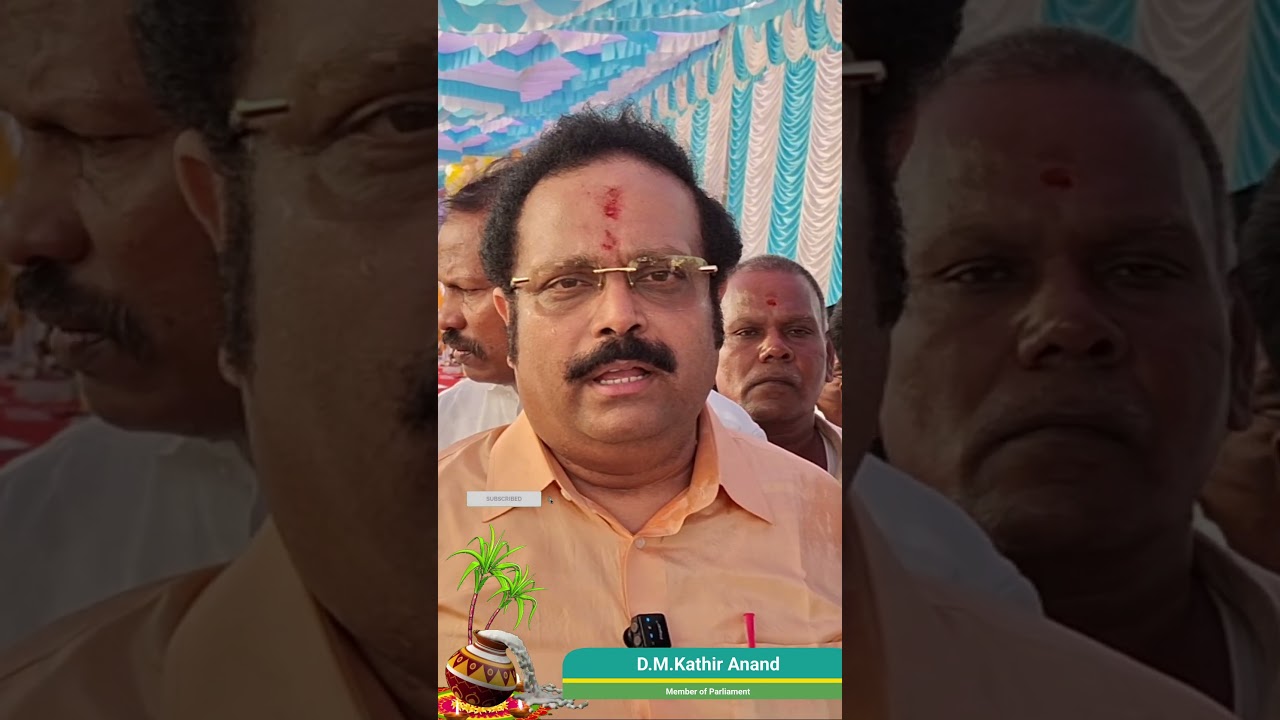 Happy pongal wishes by D.M.Kathir Anand