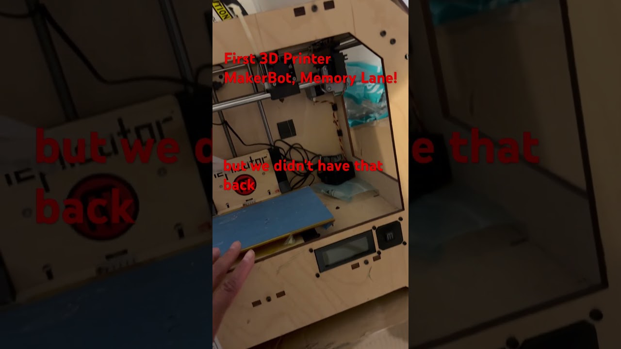 One of First 3D Printer! MakerBot Replicator!