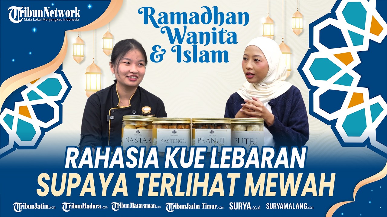 RAMADHAN WANITA DAN ISLAM - Modal Toples Biasa! Begini Cara Menata Kue Lebaran Agar Terlihat Mewah