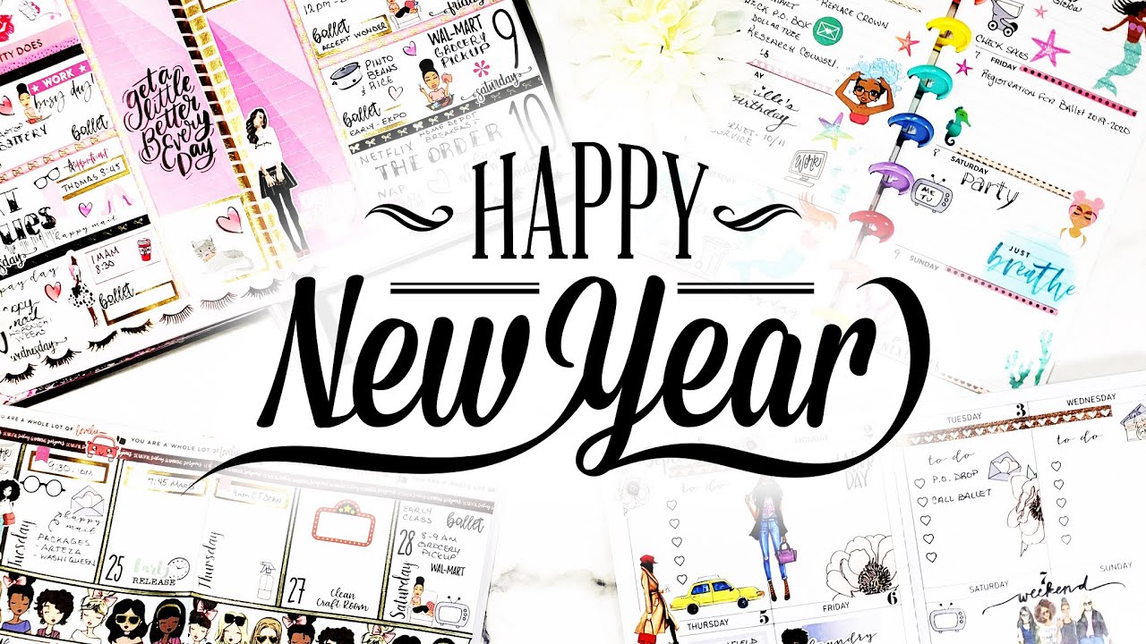 2019 Planner Spread Flip Through From Scratch Planner Spreads, Scrapcraftastic Printable Inserts