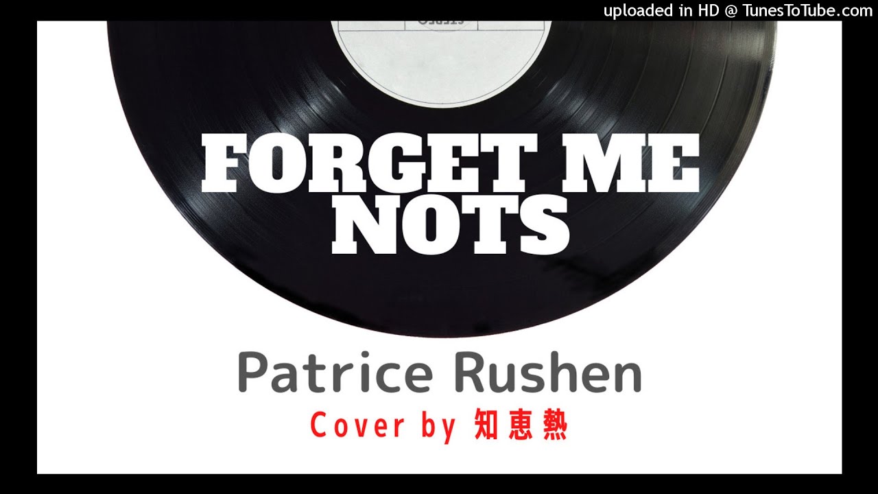 Forget Me Nots / Patrice Rushen( 知恵熱cover )