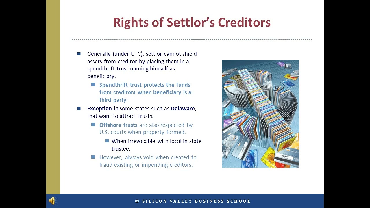 Spendthrift Trusts and Creditor Protection: Key Considerations and Exceptions