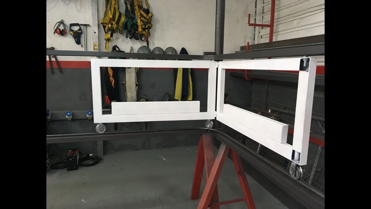 Portão de correr em L - Funcionamento