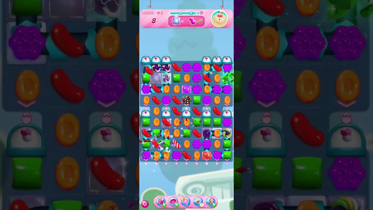 Level 12068 to 12072 Unlocking 🔓🥳🎉 Playing Candy Crush 🎁🎆