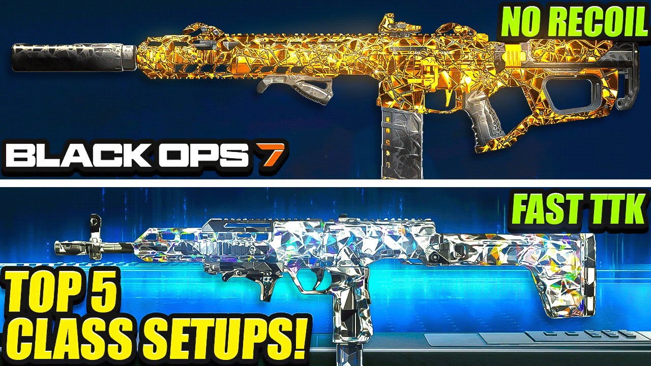 BLACK OPS 7: NEW TOP 5 FASTEST TTK META LOADOUTS After UPDATE! (BO7 Best Class Setups) BO7 Best Guns
