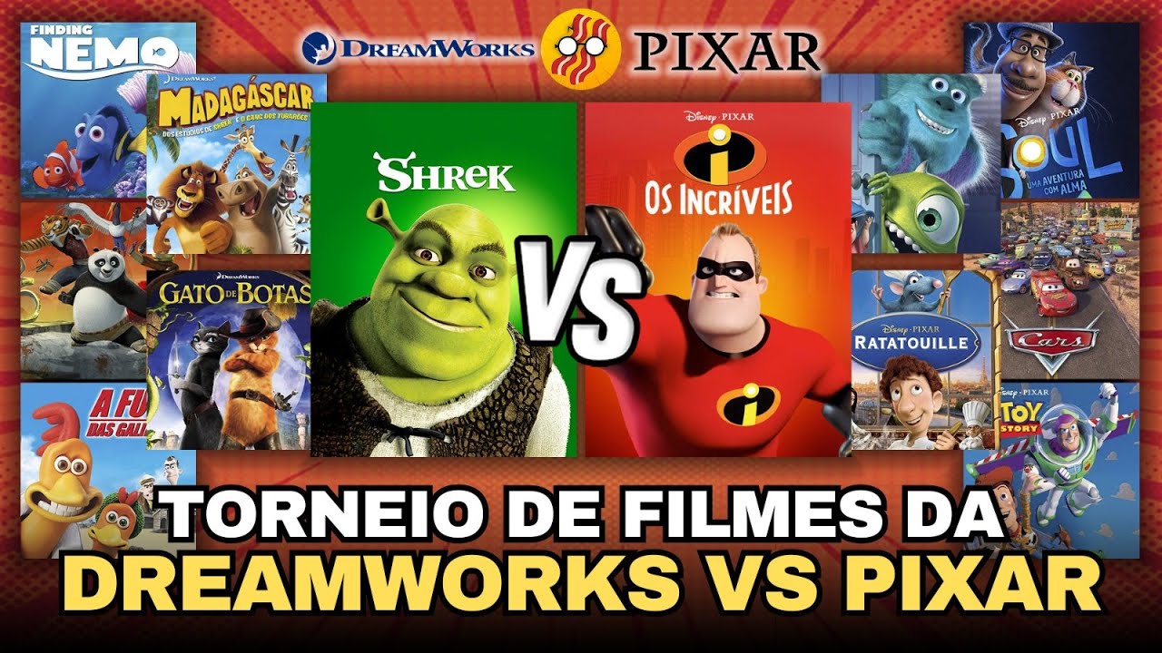 TORNEIO MATA-MATA: PIXAR VS DREAMWORKS - BACON LIVE #34