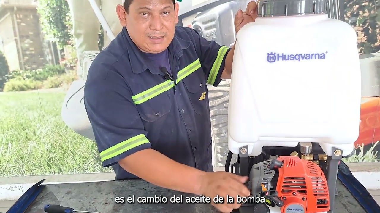 Mantenimiento preventivo del pulverizador Husqvarna 325S25