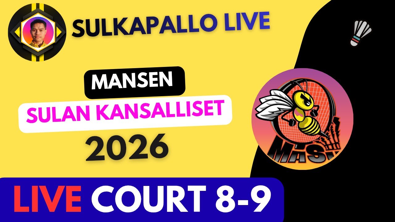 Kentät 8-9 | Mansen Sulan Kansalliset Sulkapallokisat