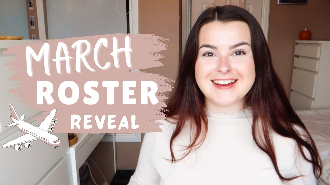 MARCH ROSTER REVEAL! | Where I'll Be Travelling To As Cabin Crew