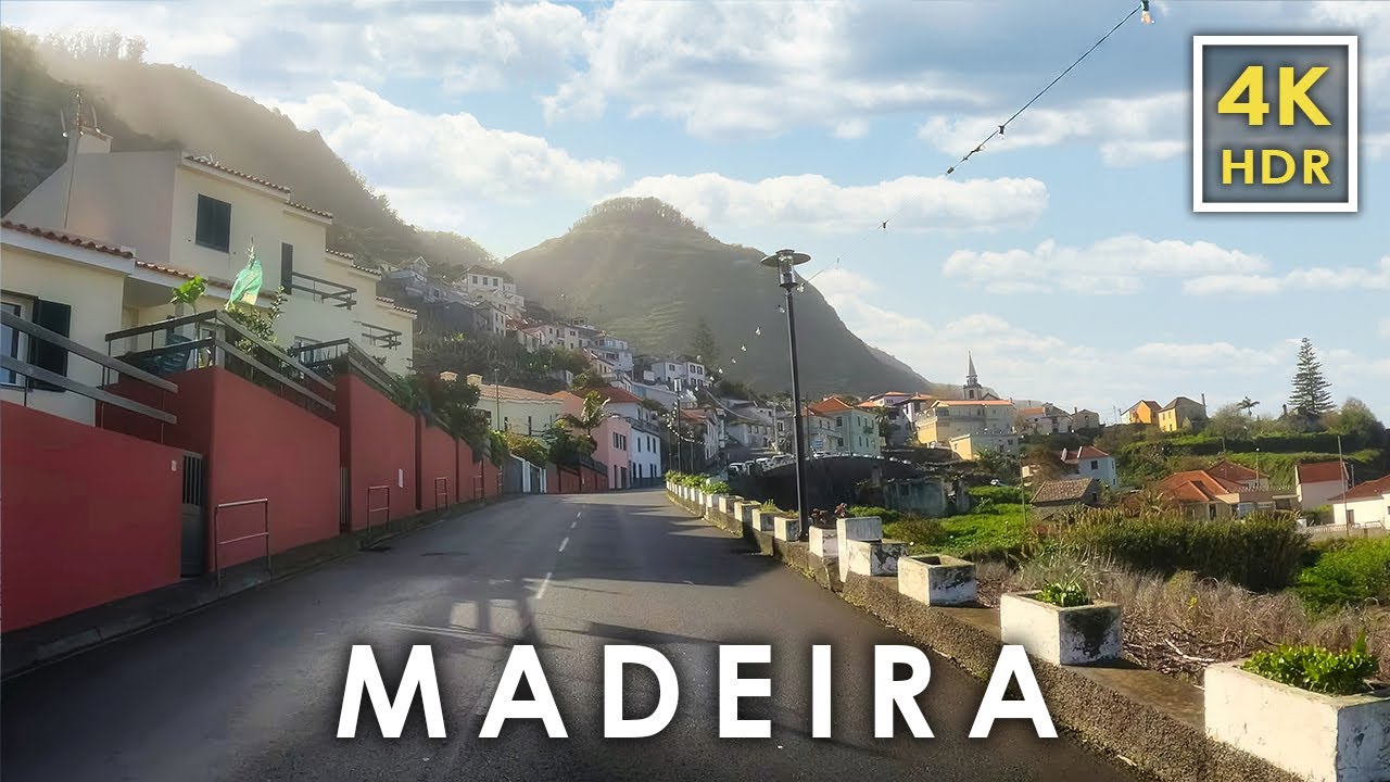 Поездка по МАДЕЙРЕ 🇵🇹 | Порту-Мониш → Рибейра-да-Жанела | Живописная дорога в Португалии 4K HDR