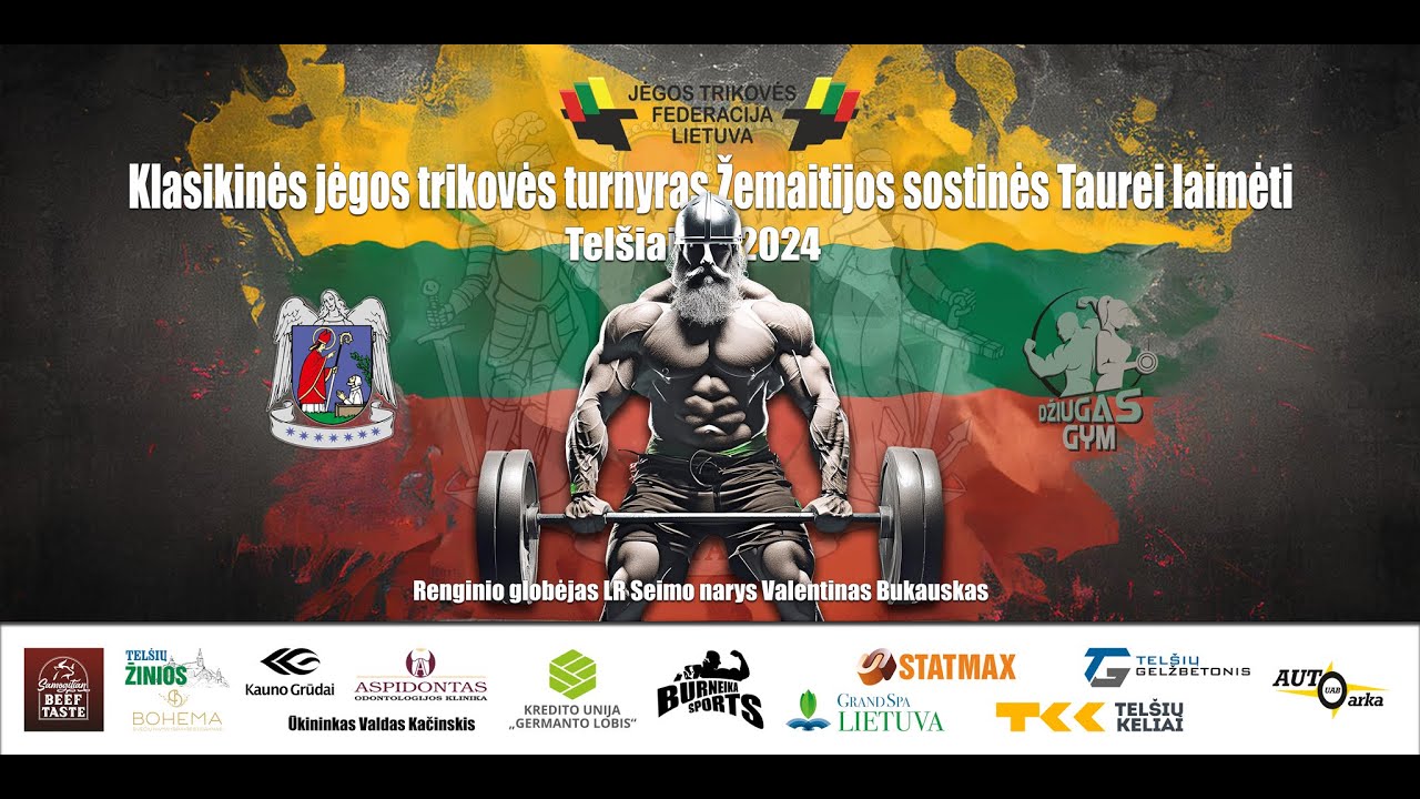 Klasikinės jėgos trikovės turnyras Žemaitijos sostinės taurei laimėti II diena