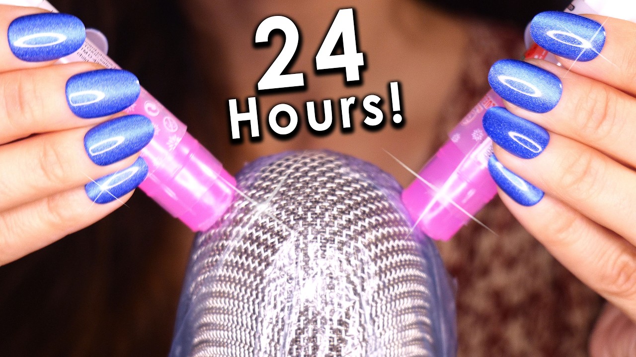 24 Hours ASMR Glue Stick Sounds for Sleep and Relax