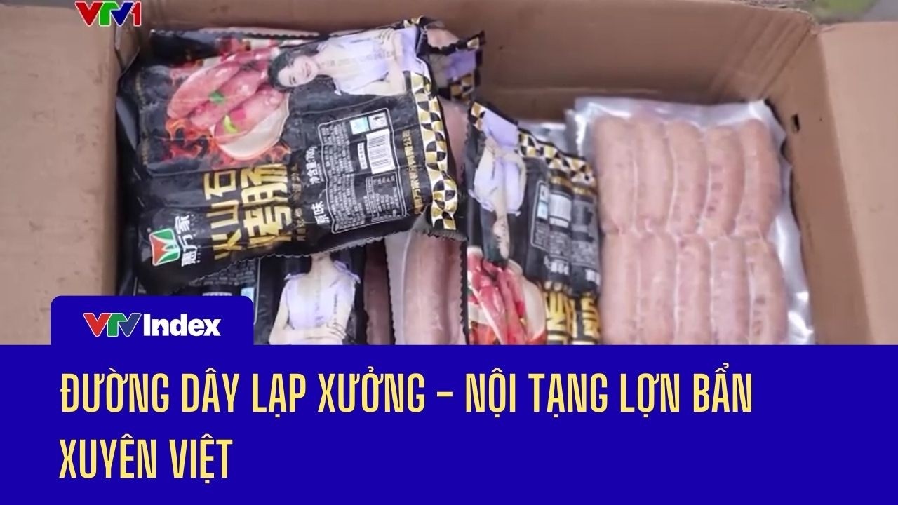Đường dây lạp xưởng - nội tạng lợn bẩn xuyên Việt | VTVIndex