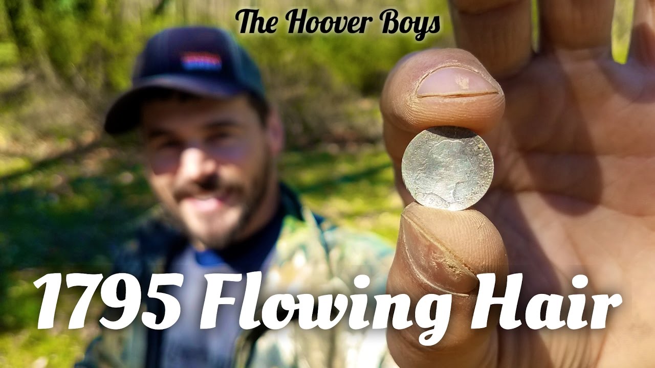 RARE 1795 Flowing Hair Half Dime found metal detecting