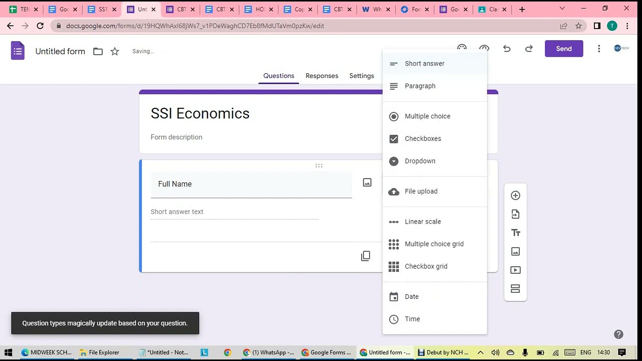 How to use Google form for Quiz and Exams CBT Secondary Schools in Nigeria