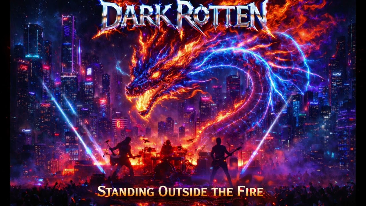 Dark Rotten - Standing Outside the Fire - 80's Hardrock Hairmetal 