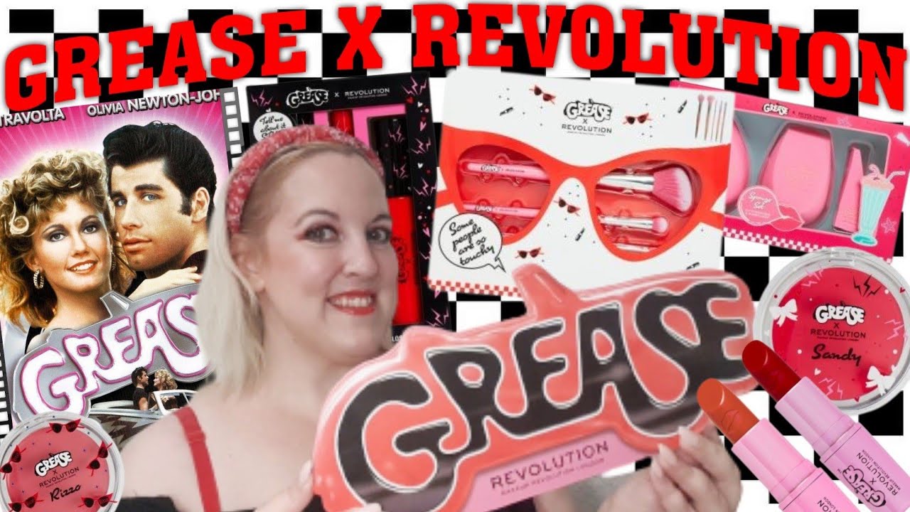 GREASE x REVOLUTION | Review COMPLETA y SWATCHES!!💄😎