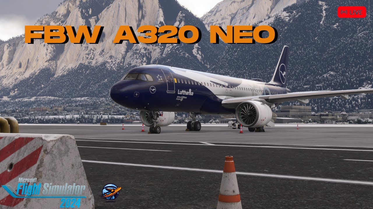 Fly By Wire A320 Neo Lufthansa | LRBV-LOWI | MSFS 2024 Livestream