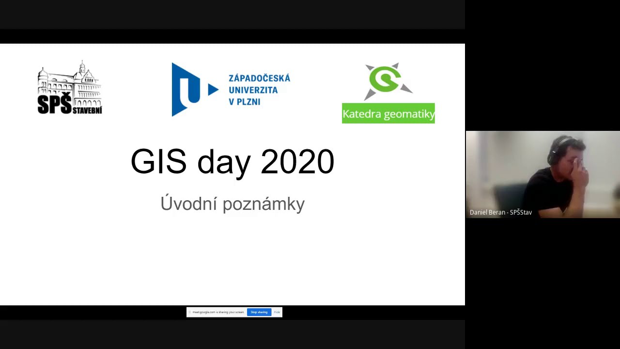 SPŠStav GIS day 2020 - Úvod a Jakub Šilhavý (přednáška i workshop)