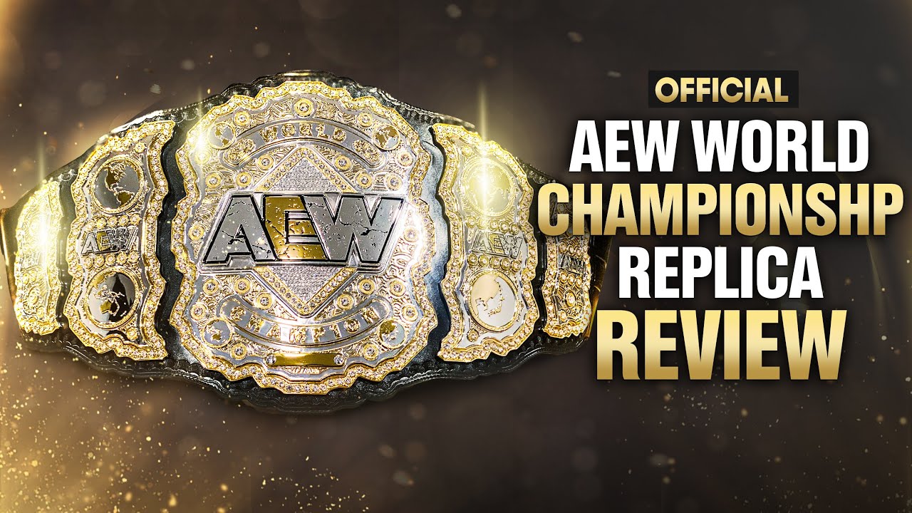 Official AEW World Heavyweight Title Replica Belt Review!