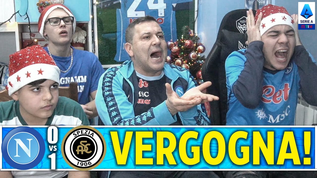 VERGOGNA! IMPERDONABILI... NAPOLI-SPEZIA 0-1 | LIVE REACTION NAPOLETANI