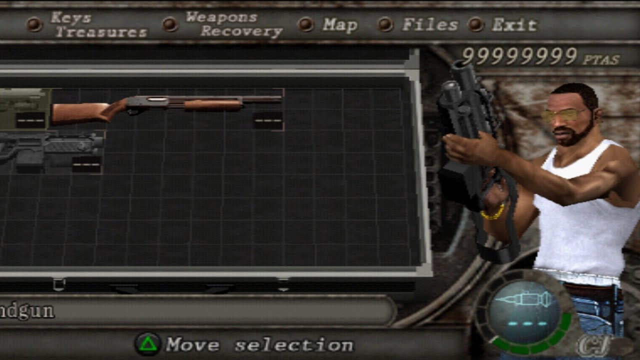Resident evil 4 CJ san andreas Full gameplay