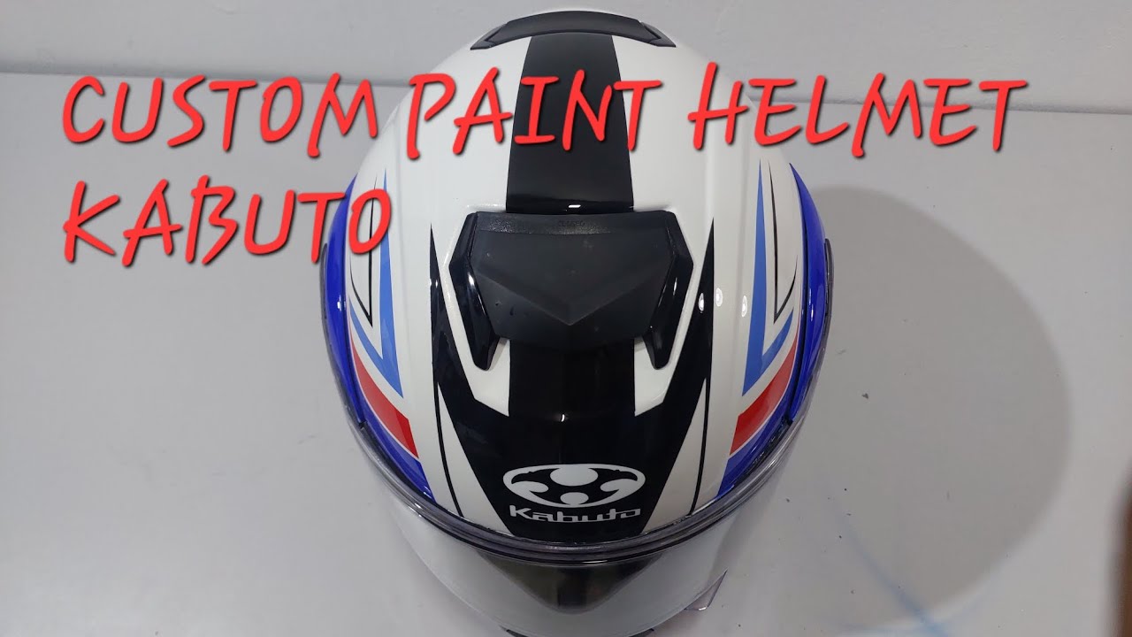 CUSTOM PAINT AND AIRBRUSH HELMET DESIGN KABUTO.