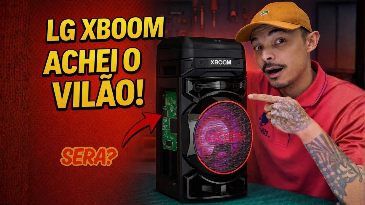LG XBOOM RNC5 não ligava – veja o que encontrei!