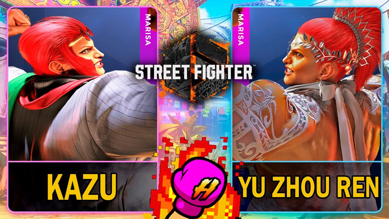 SF6 Kazu (MARISA) VS Yu Zhou Ren (MARISA)🥊Street Fighter 6🥊スト6🥊4K 60ᶠᵖˢ