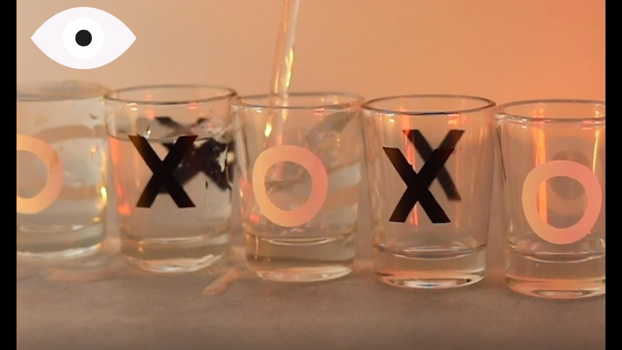 Jeu &agrave; boire Morpion - Tic Tac Toe