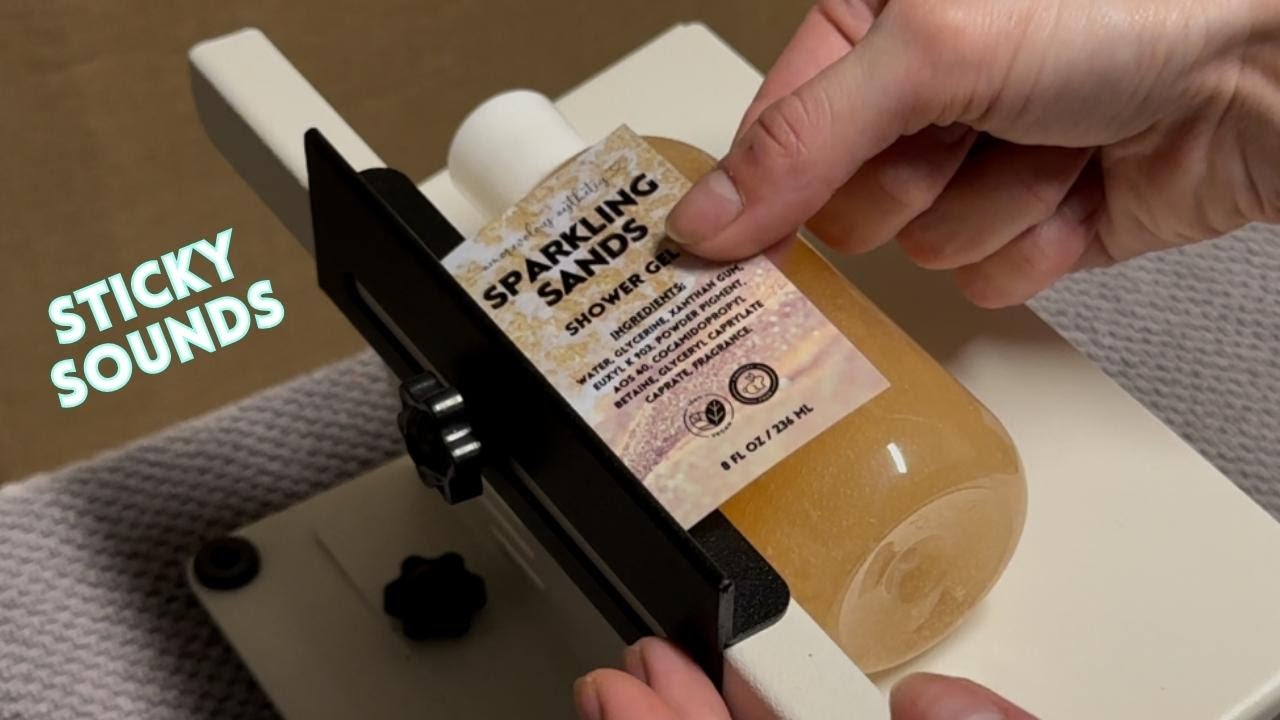 [ASMR] Labeling Body Care Products | Small Business