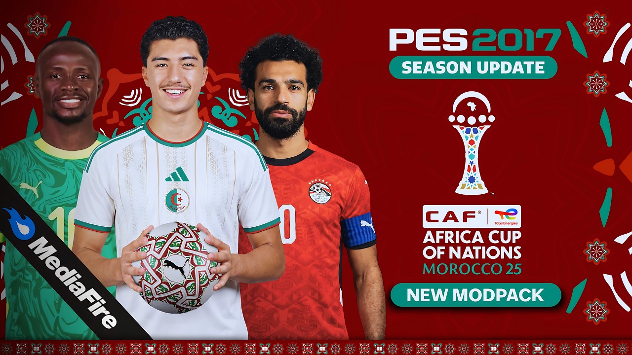 PES 2017 I Africa Cup of Nations 2025 Modpack - (Download & Install)