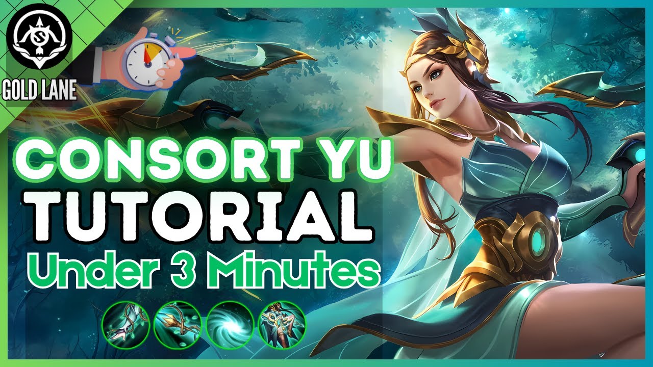 4-Minute Consort Yu Tutorial in Farm Lane || (HoK S9) 2025