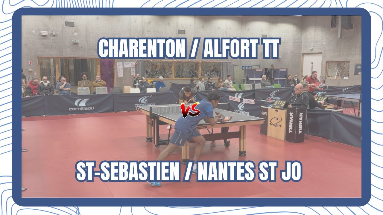 NATIONALE 2 | CHARENTON/ALFORT TT vs ST-SEBASTIEN/NANTES ST-JOSEPH