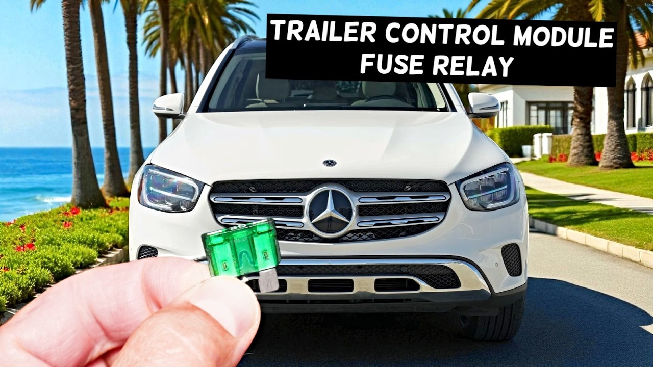 MERCEDES GLC Trailer Control Module Fuse Relay Location Replacement GLC 300 GLC 43 GLC 63 GLC 200 GL