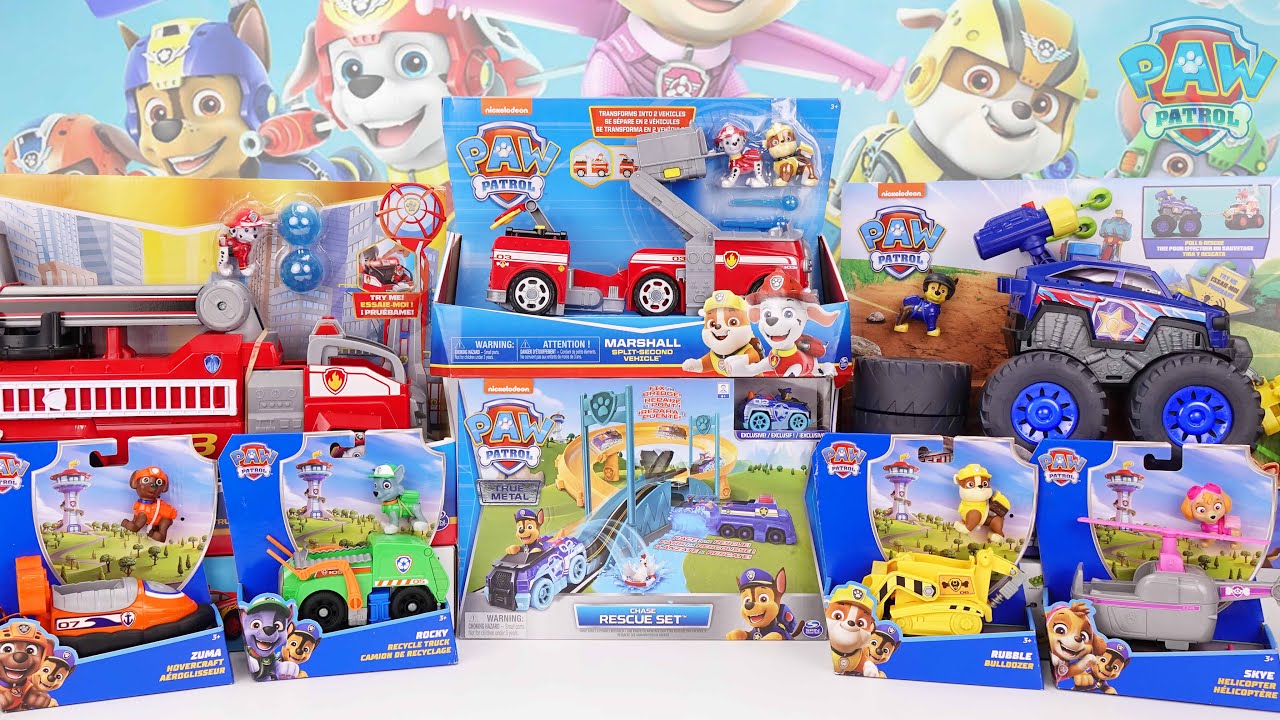 21 minutes unboxing experience, cool paw patrol toys videos, puppy rescue series ASMR | Review toys