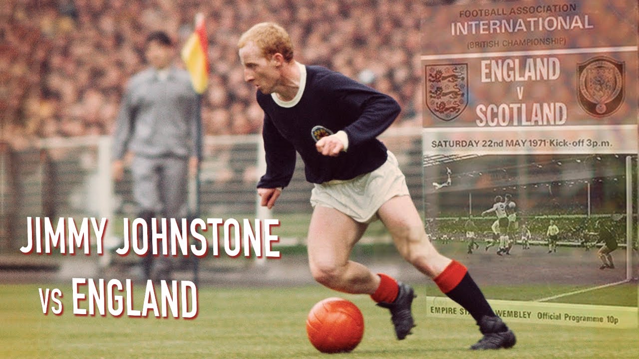 Jimmy Johnstone vs England | Dribbling Galore at Wembley | 22.05.1971