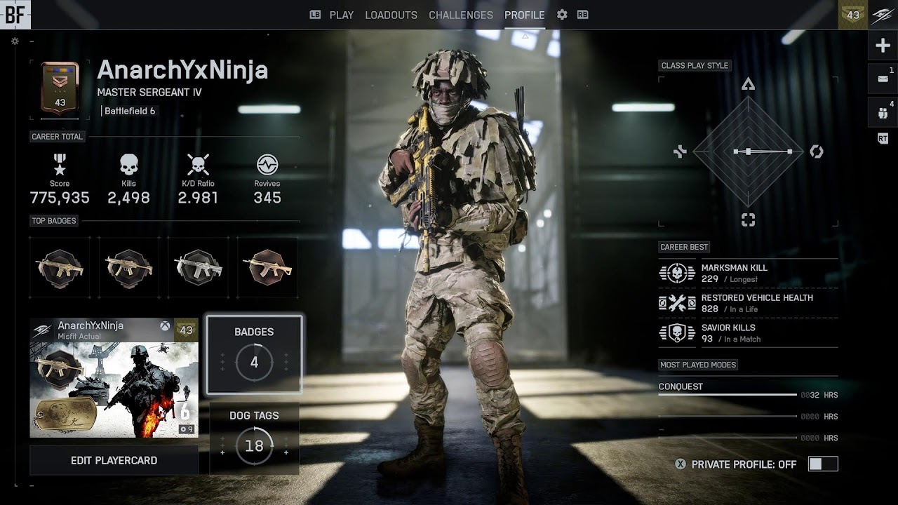 BATTLEFIELD 6 HYPETRAIN! THE GRIND FOR MASTERY RANK CONTINUES!