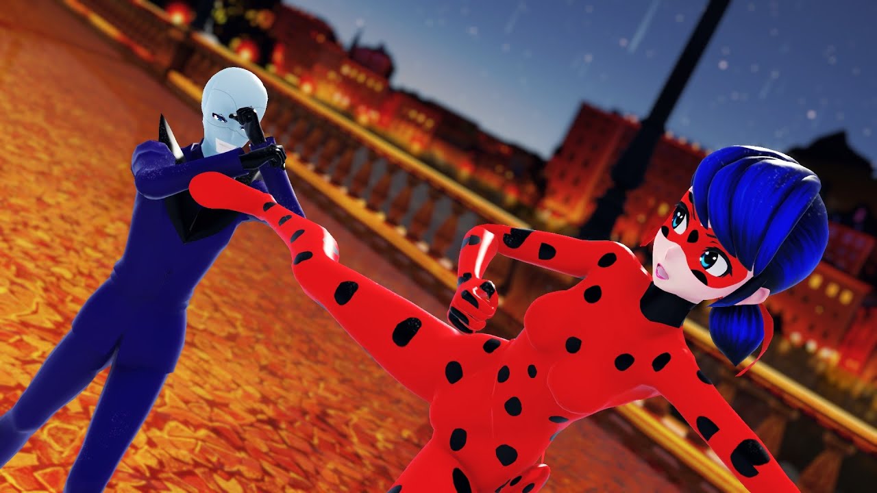 【MMD-PV】【Epic Fight】Ladybug VS Hawk Moth【60fps】