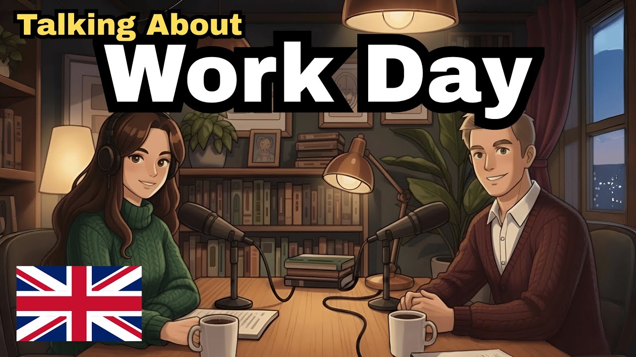 How to Talk About Your Work Day in English | Easy English Conversation Practice