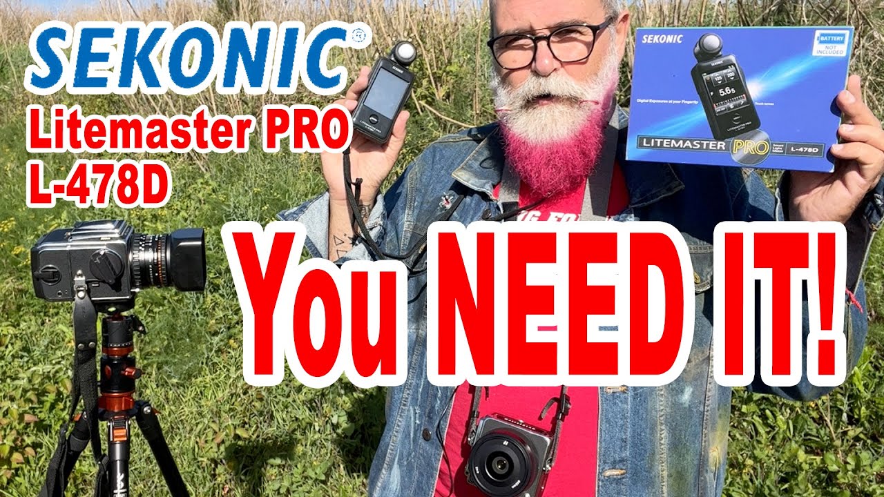 Обзор экспонометра Sekonic Litemaster PRO L-478D + 5º видоискателя — НА АНГЛИЙСКОМ ЯЗЫКЕ