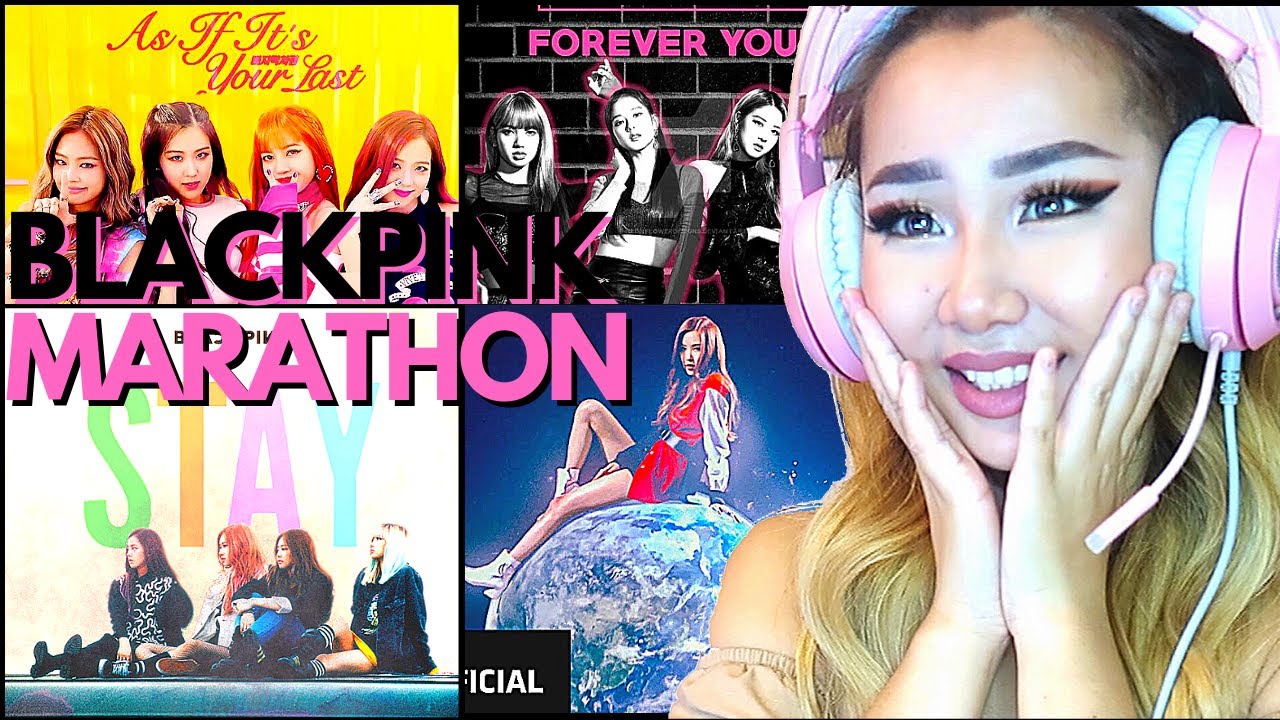 BLACKPINK MARATHON 🖤💗 'AS IF IT'S YOUR LAST  ✨ FOREVER YOUNG 👶 STAY 🙌  WHISTLE 😙'| REACTION