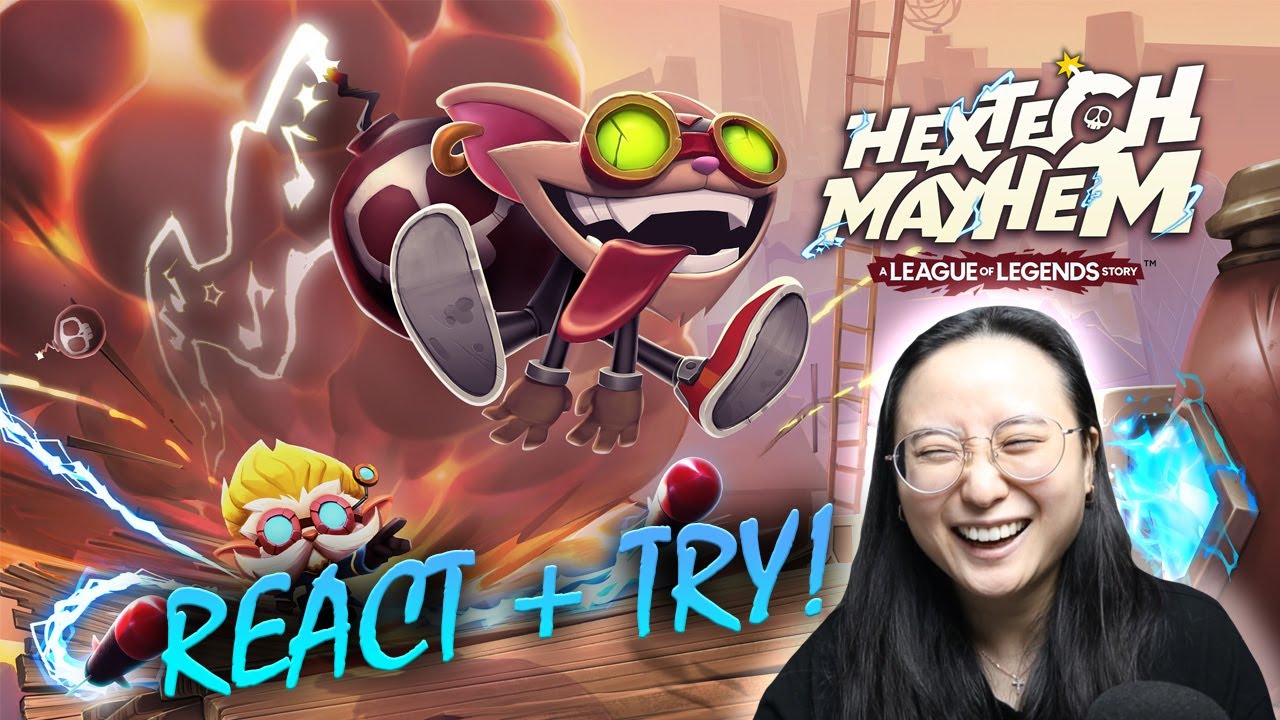 TRYING NEW Game HEXTECH MAYHEM: A League of Legends Story | REACT, First Gameplay