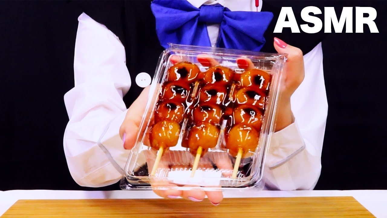 【超健全】2.5次元 V(?)tuberがみたらし団子をただ食べるだけの動画【ASMR/モッパン/咀嚼音/MUKBANG/EatingSound】