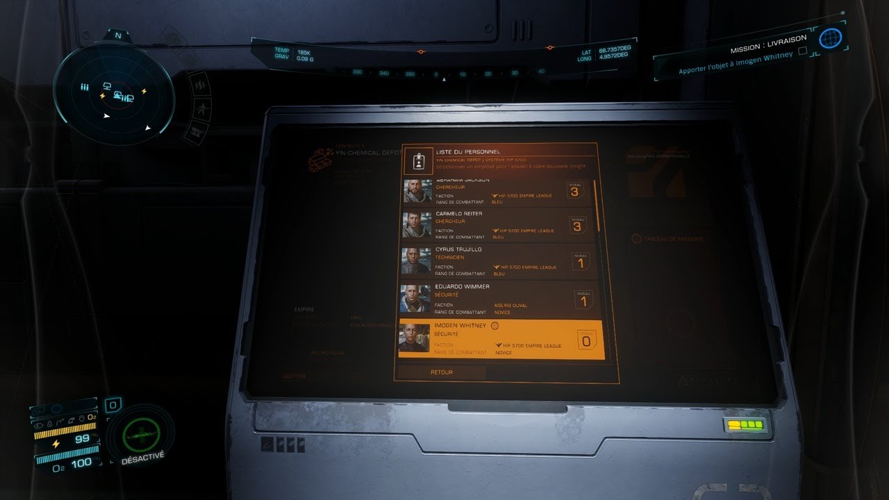 Spark 1 - Mission de remise d'un colis installation planétaire - Elite Dangerous Vanguards