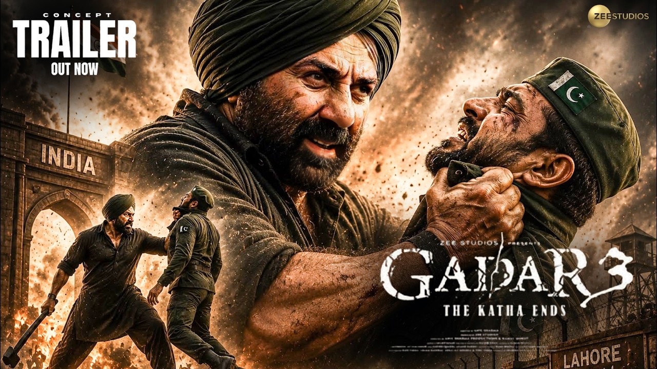 Gadar 3 | Concept Trailer | Sunny Deol | Ameesha Patel | Utkarsh Sharma | Anil Sharma