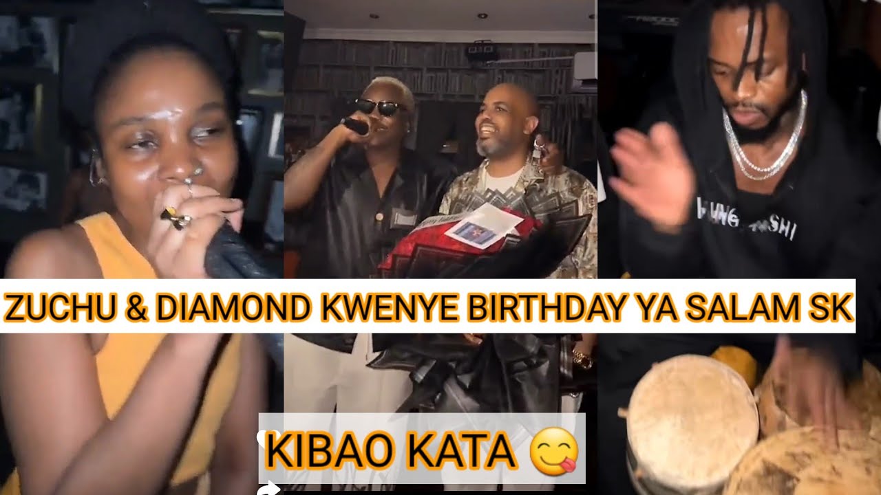 ZUCHU na DIAMOND Waimba &ldquo;KUNA&rdquo; Kwenye BIRTHDAY ya SALAM SK &ndash; Full Performance! #zuchu #kuna