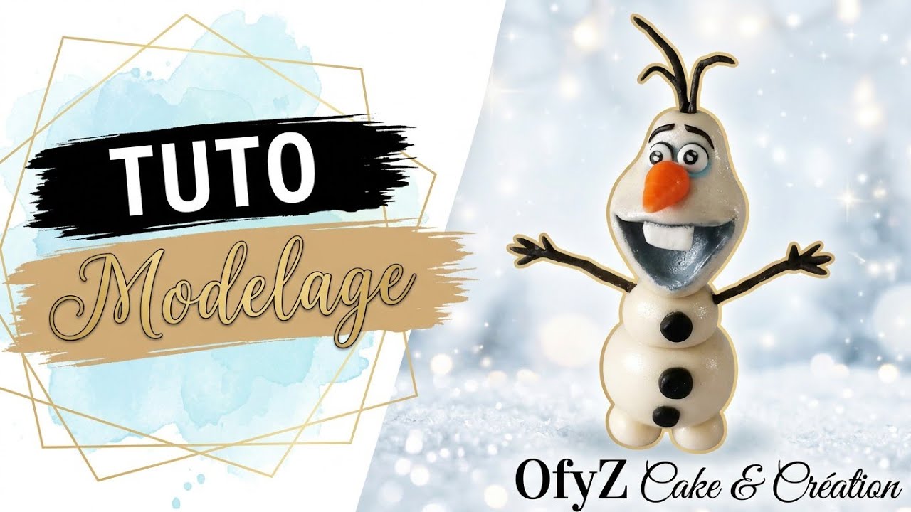 ❄️ Modelage Olaf en Pâte Fimo – Tutoriel Détaillé Pas à Pas ⛄ | Création Hiver Féérique
