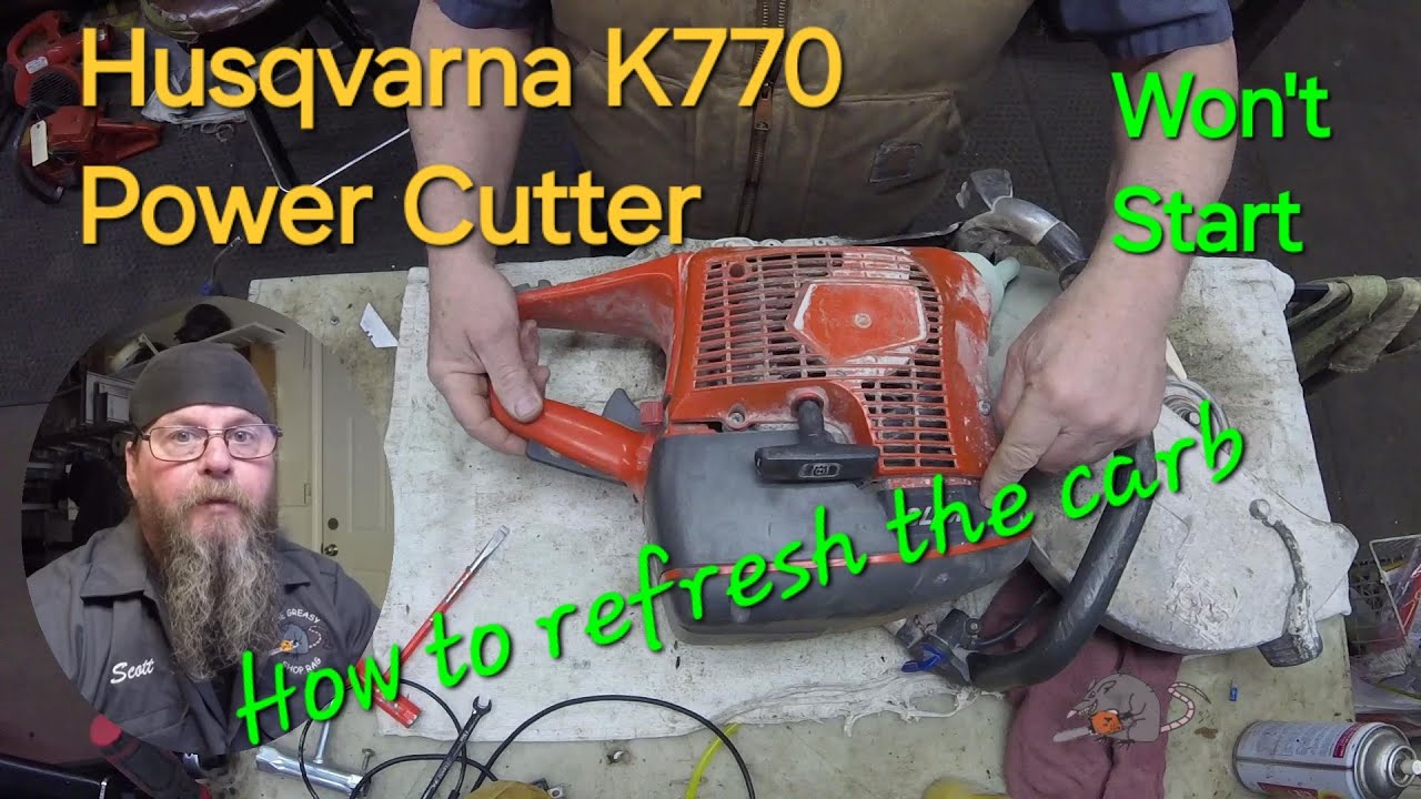 Husqvarna K770 Power Cutter Won't Start